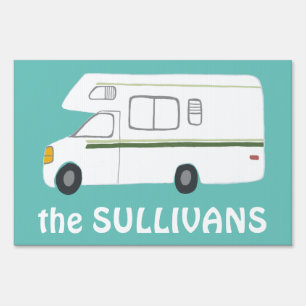 RVing CUSTOMIZED and SITE OCCUPIED campsite Sign