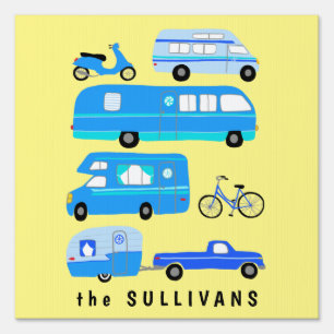 RVing CUSTOMIZED & SITE OCCUPIED Campsite Sign