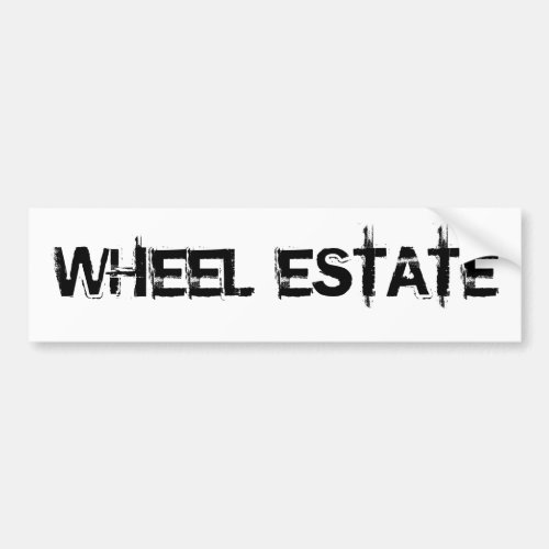 Rving RV Camper Camp Motor Home Fun  Wheel Estate Bumper Sticker