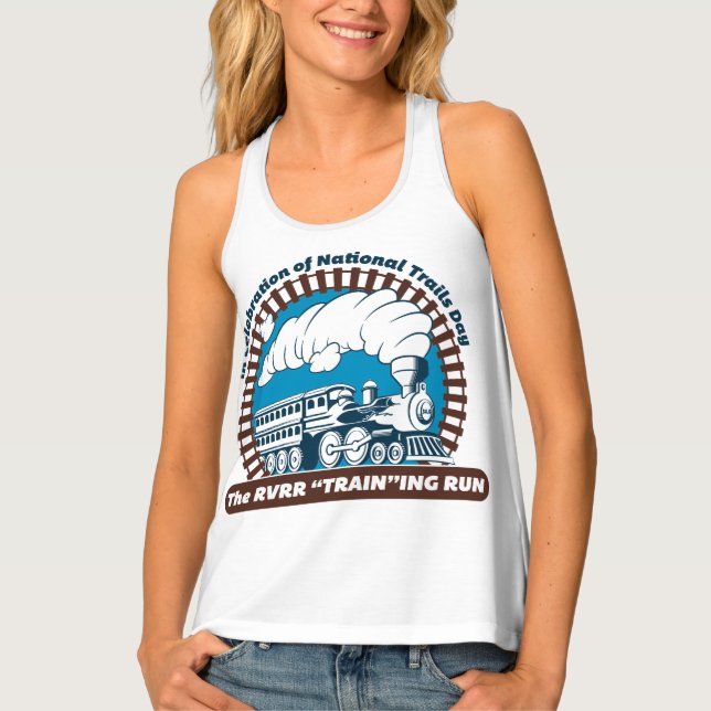 RVRR "Train"ing Run Tank Top (Front)