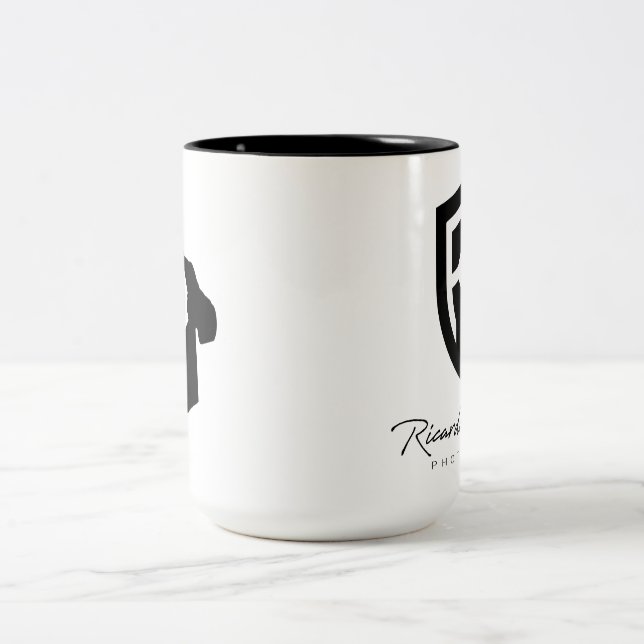 RW Photography Black 15oz TwoTone Mug Double Print (Center)