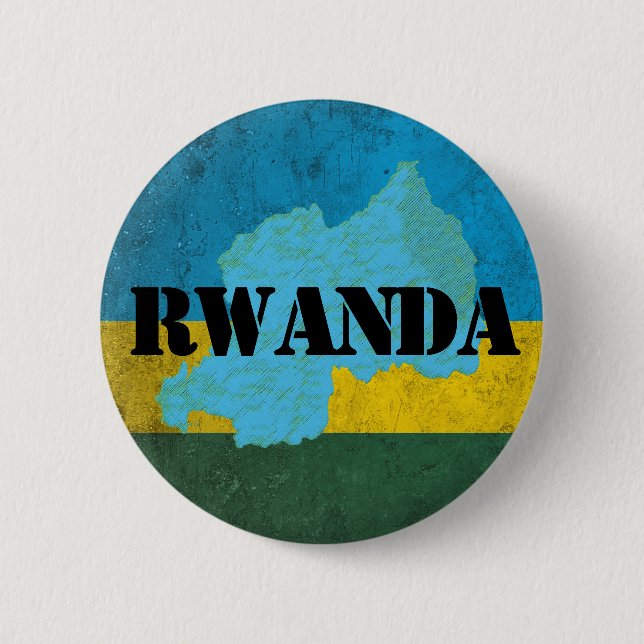 Rwanda Button (Front)