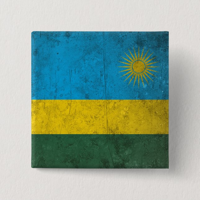 Rwanda Button (Front)
