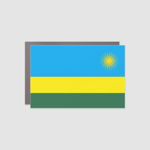 Rwanda Car Magnet