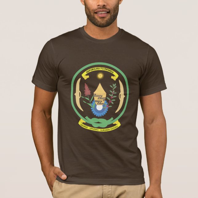 Rwanda Coat of Arms T-Shirt (Front)
