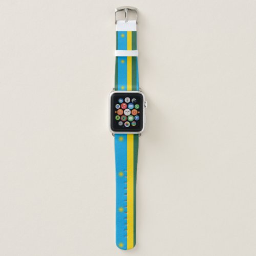 Rwanda Flag Apple Watch Band