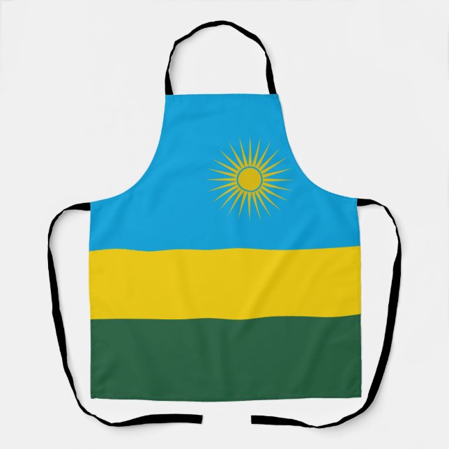 Rwanda Flag Apron (Front)