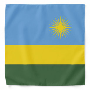 Rwanda flag bandana