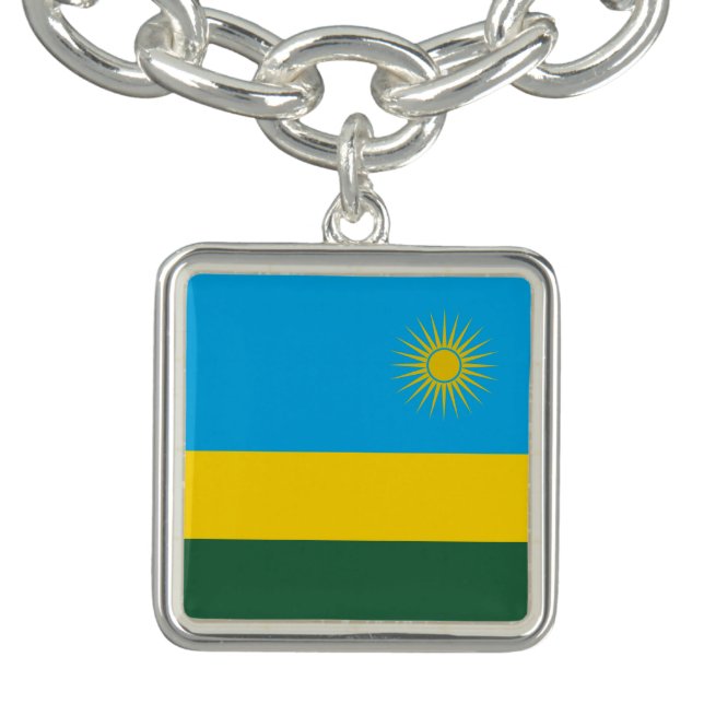 Rwanda Flag Bracelet (Design)