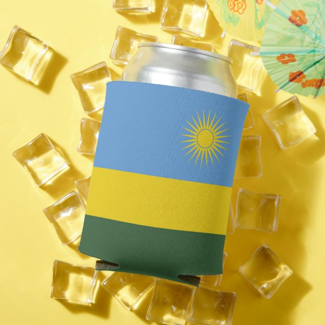 Rwanda flag can cooler (In Situ Summer)