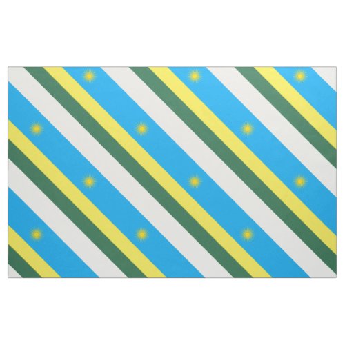 Rwanda Flag Fabric