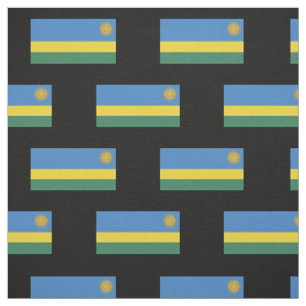 Rwanda Flag Fabric