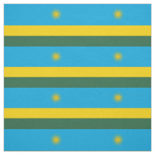Rwanda Flag Fabric