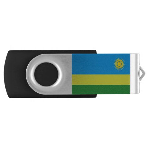 rwanda flag flash drive