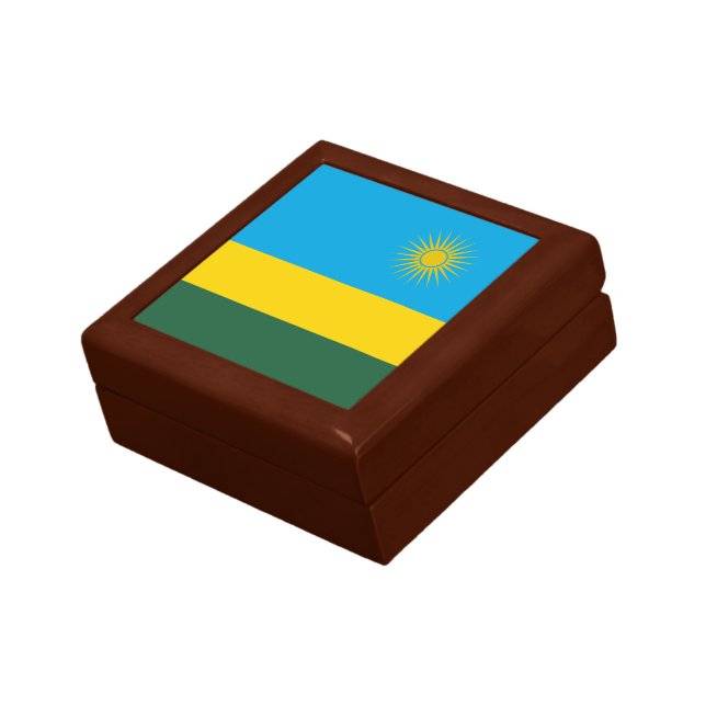 Rwanda Flag Gift Box (Side)