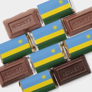 Rwanda flag hershey's miniatures