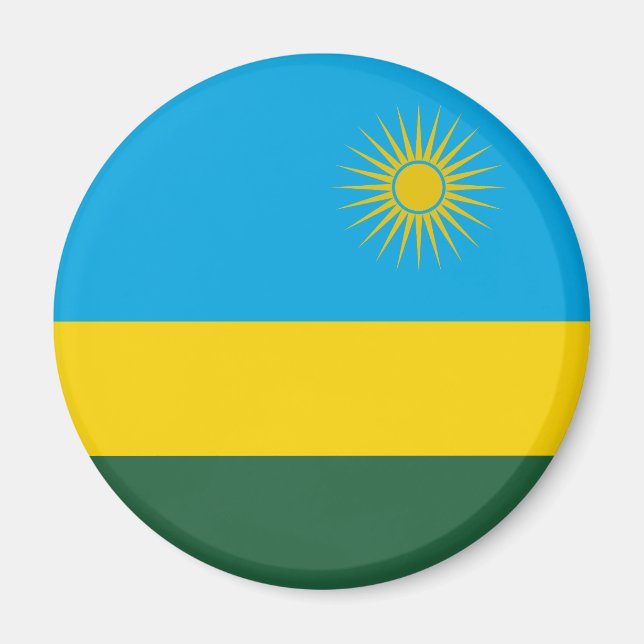Rwanda Flag Magnet (Front)