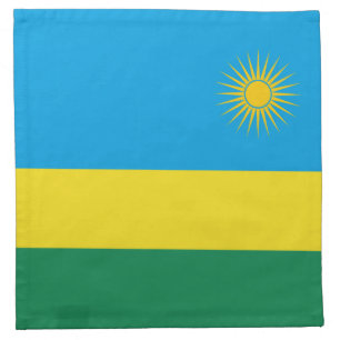 Rwanda Flag Napkin