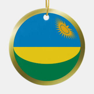 Rwanda Flag Ornament