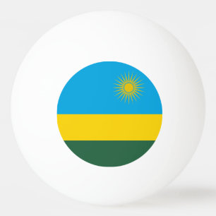 Rwanda Flag Ping Pong Ball