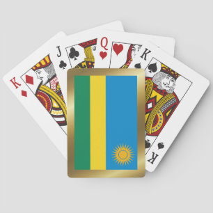 Rwanda Flag Playing Cards