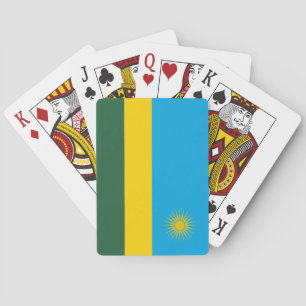 Rwanda Flag Poker Cards