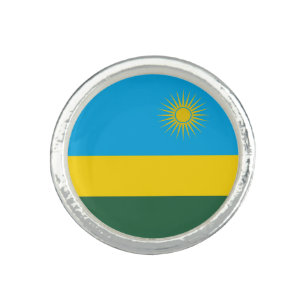 Rwanda Flag Ring