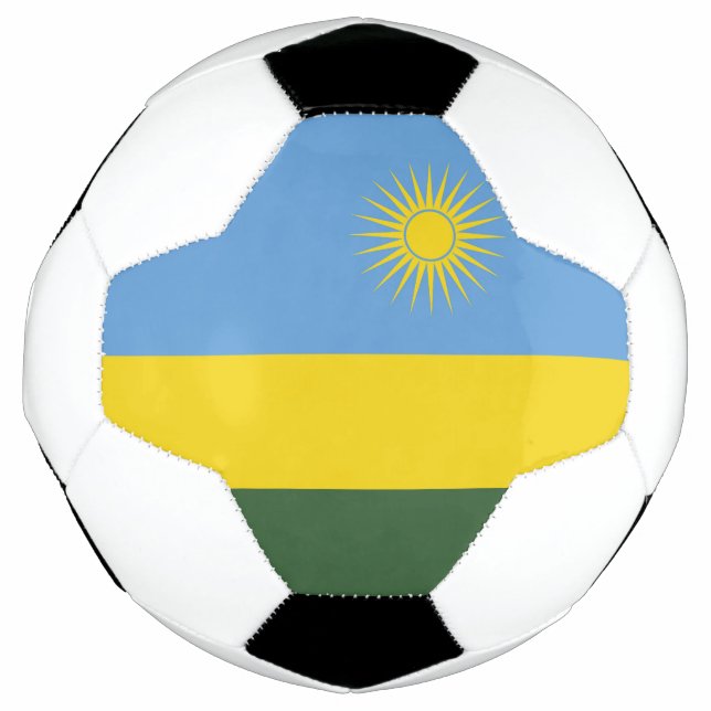 Rwanda flag soccer ball (Front)