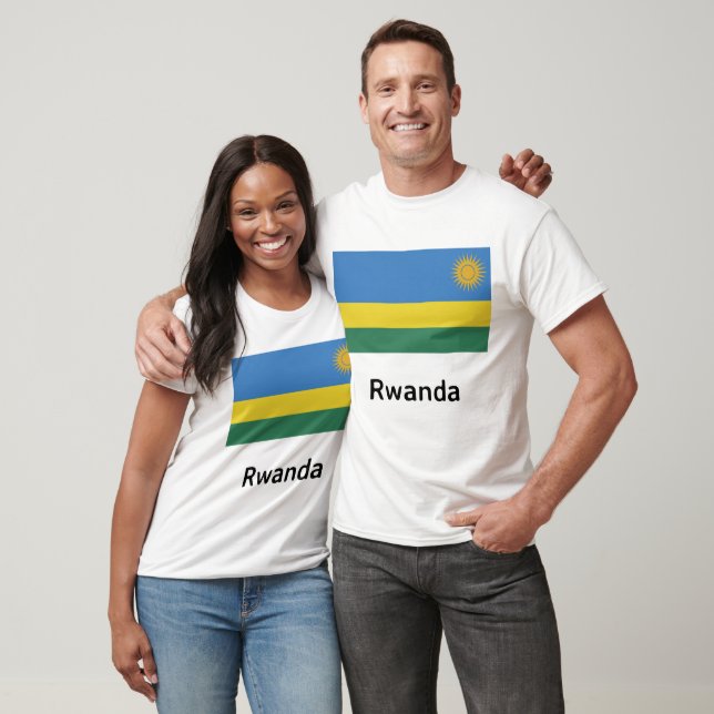 Rwanda Flag T-Shirt (Unisex)