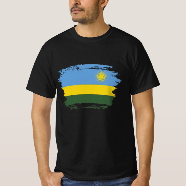 Rwanda flag T-Shirt (Front)