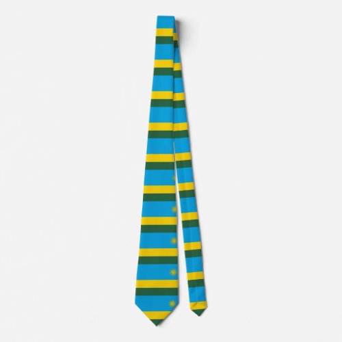 Rwanda Flag Tie