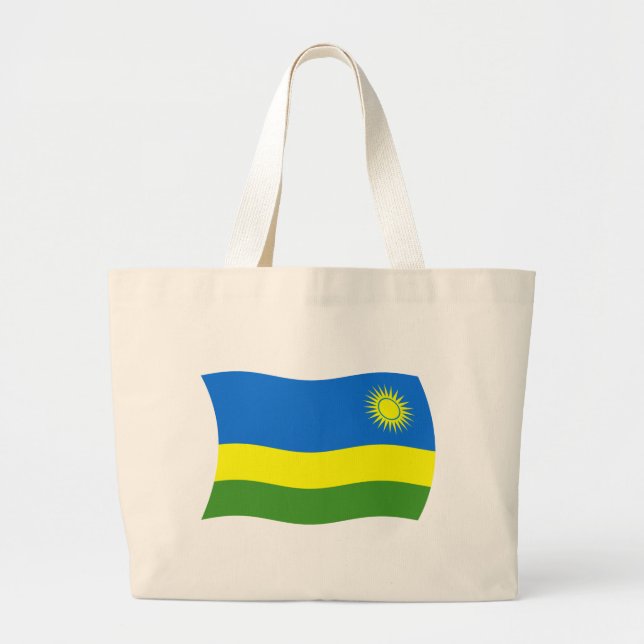 Rwanda Flag Tote Bag (Front)