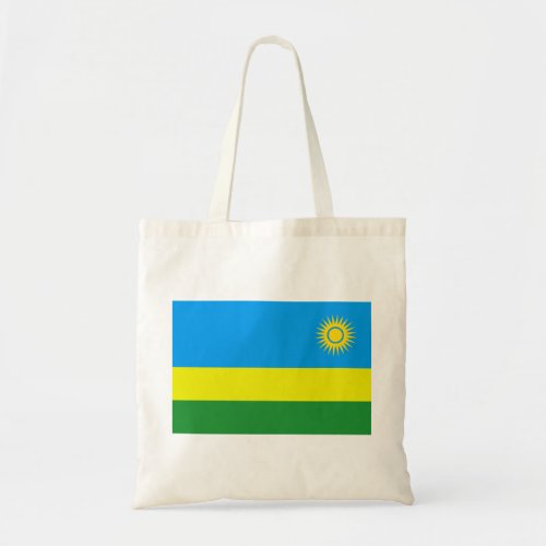 rwanda flag tote bag