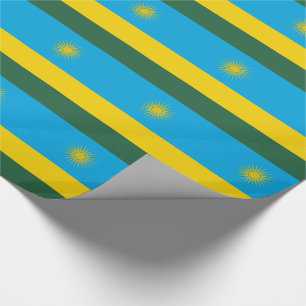 Rwanda Flag Wrapping Paper