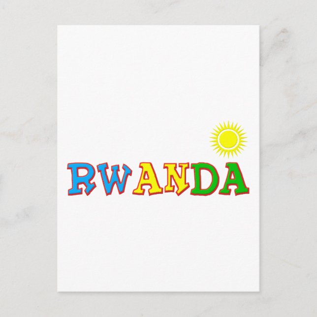 Rwanda Goodies Postcard (Front)