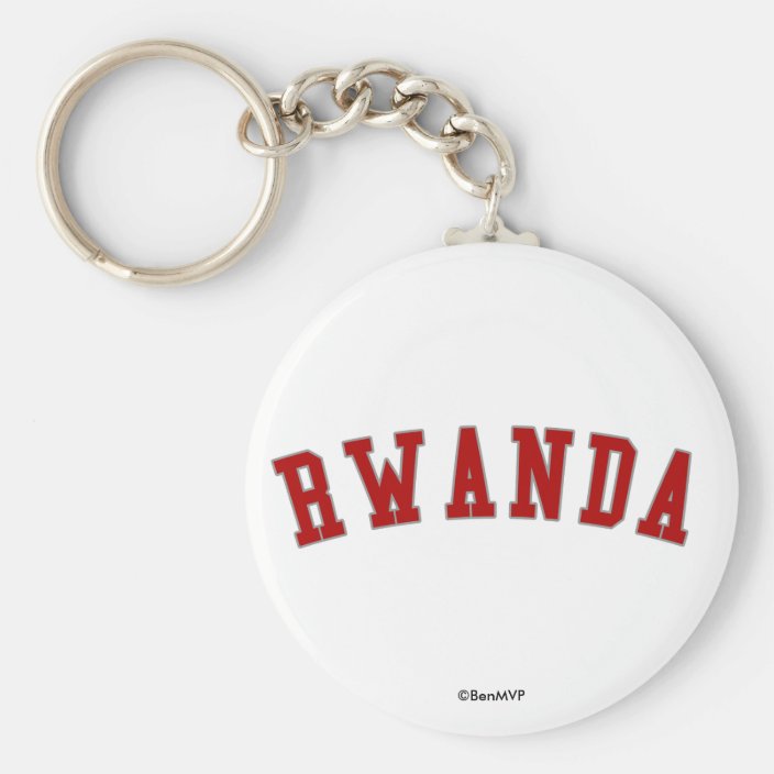 Rwanda Key Chain