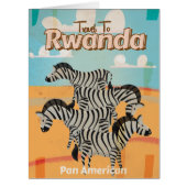 Rwanda Vintage Travel Poster (Front)