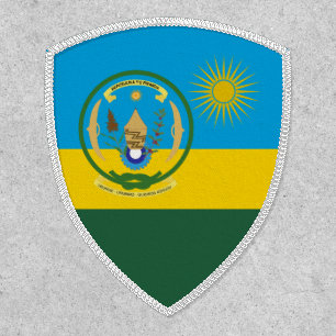 Rwandan Flag & Seal, Flag of Rwanda Patch