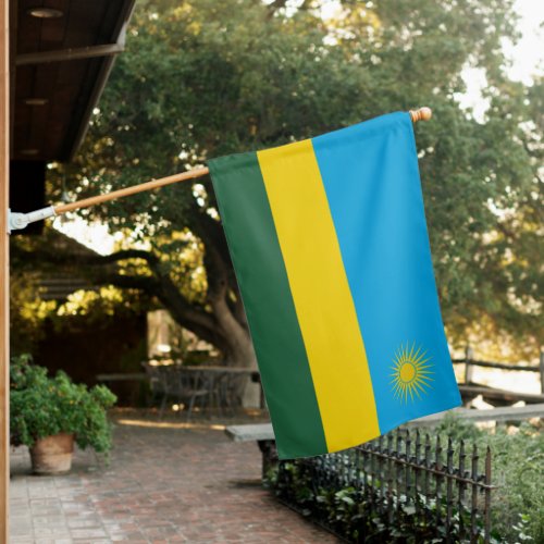 Rwandan Rwanda House Flag