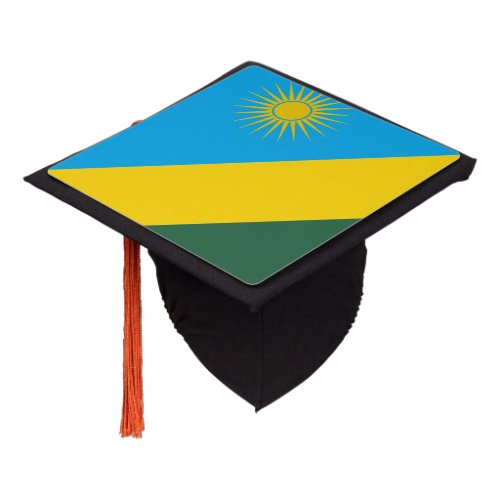 Rwandan  Rwandese flag Graduation Cap Topper