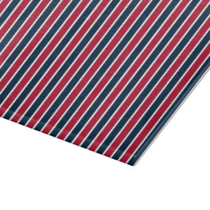RWB Baseball Coord Stripes 1-11x8 CUTTING BOARD