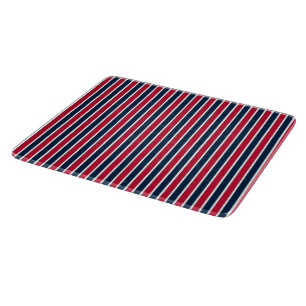 RWB Baseball Coord Stripes 1-6x7 CUTTING BOARD