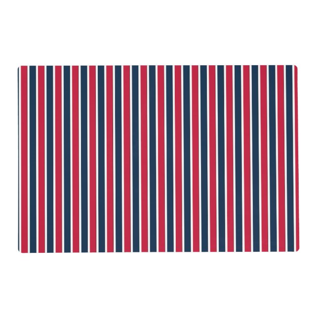 RWB Baseball Coord Stripes 1-PAPER PLACEMAT (Front)
