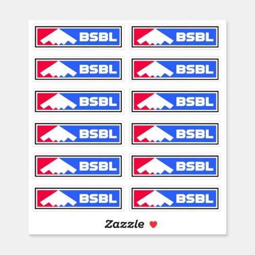 RWB BSBL stickers