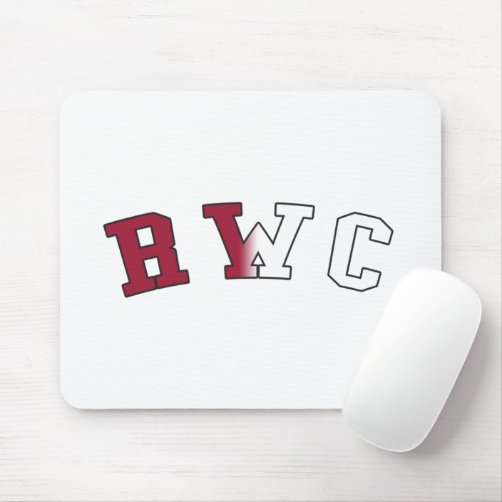 RWC in California State Flag Colors Mouse Pad