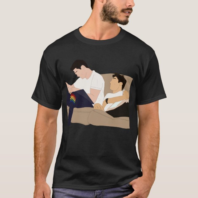 rwrb - red white and royal blue - nick and taylor  T-Shirt (Front)