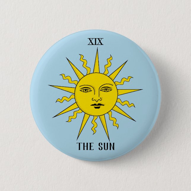 RWS Tarot - The Sun Button (Front)