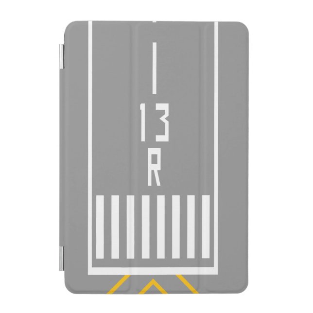 RWY Threshold 13R iPad Mini Cover (Front)