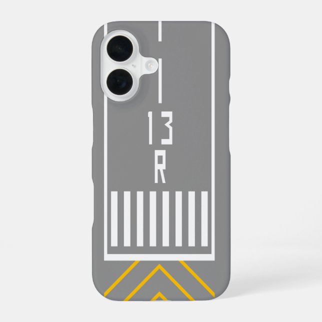RWY Threshold 13R Iphone Case (Back)