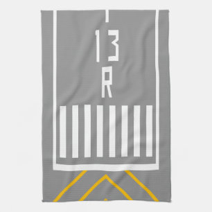RWY Threshold 13R Kitchen Towel